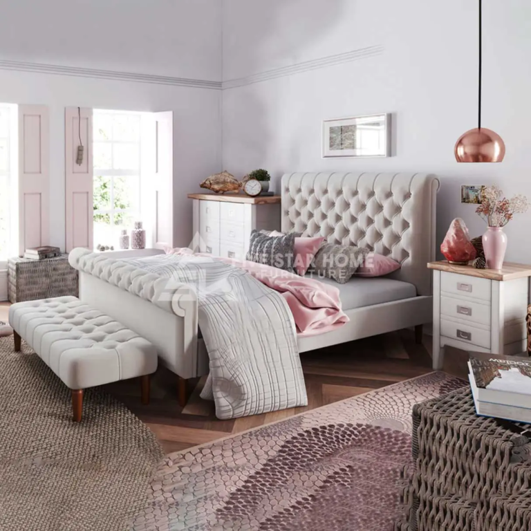 FSH Chesterfield Sleigh Bed 1 768x768