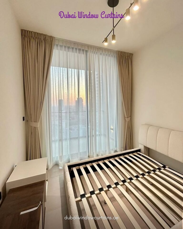 Transform your bedroom into a cozy stylish retreat with dubaiwindowcurtains.ae From premium fa 1 768x960