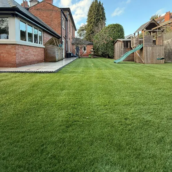 Premium artificial grass lawn installation in Dubai