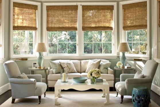 Bamboo blinds for living room in Downtown