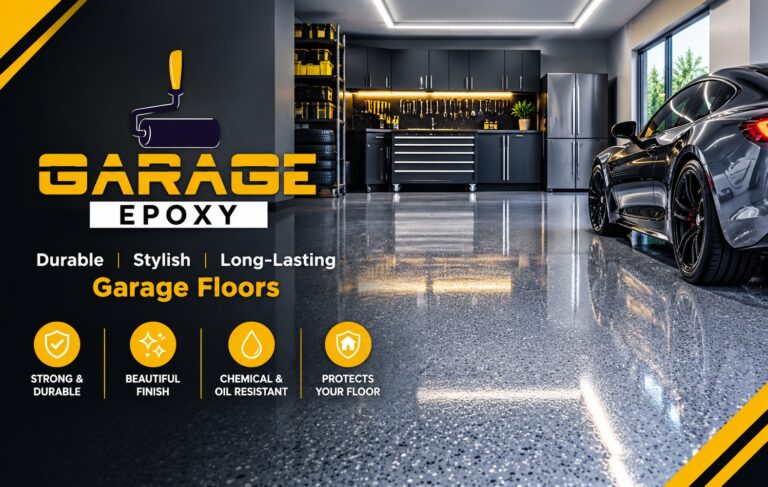 Glossy Epoxy Garage Showcase 768x487